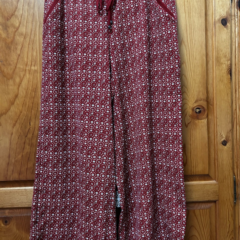 Chic Rust wide leg crops
